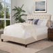 Cameron Downy Natural King Upholstered Panel Bed