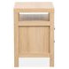 Merrifield Sandstone Beige 2 Drawer Nightstand with USB Charging