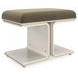 Balance Beam Pewter Upholstered Bed Bench