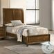 Ballard Walnut Brown Twin Sleigh Bed