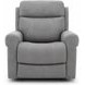 Lloyd Stonewash Dove Performance Fabric Power Lift Recliner with Power Lumbar and USB Charging