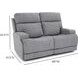 Ashbee Arula Dolphin 66" Zero Gravity Power Reclining Loveseat with Power Headrest and USB Charging