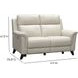 Kester Laurel Cream Leather 63" Power Reclining Loveseat with Power Headrest and USB Charging