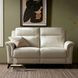 Kester Laurel Cream Leather 63" Power Reclining Loveseat with Power Headrest and USB Charging
