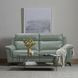 Kester Lorenzo Mint Leather 63" Power Reclining Loveseat with Power Headrest and USB Charging