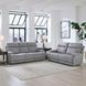 Ashbee Arula Dolphin 90" Zero Gravity Power Reclining Sofa with Power Headrest and USB Charging
