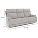 Ashbee Arula Dove 90" Zero Gravity Power Reclining Sofa with Power Headrest and USB Charging