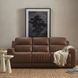Pierce Homerun Cinnamon Leather 87" Zero Gravity Power Reclining Sofa with Power Lumbar and USB Charging