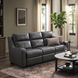 Ayden Elway Dark Gray Leather Power Reclining Living Room Set with Power Headrest and Power Lumbar