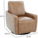 Mara Fresco Honey Leather Zero Wall Swivel Power Recliner