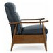 Hampton Santa Fe Ocean Leather Push Thru The Arms Recliner