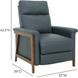 Lewiston Santa Fe Ocean Leather Push Thru The Arms Recliner