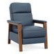Ashland Santa Fe Ocean Leather Push Thru The Arms Recliner