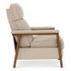 Ashland Cashmere Stone Leather Push Thru The Arms Recliner