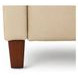 Fremont Cashmere Stone Leather Push Thru The Arms Recliner