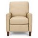 Fremont Cashmere Stone Leather Push Thru The Arms Recliner