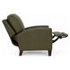 Fremont Oasis Olive Leather Push Thru The Arms Recliner