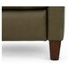 Fremont Oasis Olive Leather Push Thru The Arms Recliner