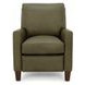 Fremont Oasis Olive Leather Push Thru The Arms Recliner