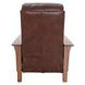 Mission Wenlock Fudge Leather Push Thru The Arms Recliner