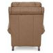 Churchill Cashmere Taupe Leather Push Thru The Arms Recliner with Nailhead Trim