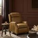 Van Buren Shoreham Ponytail Leather Push Thru The Arms Recliner with Nailhead Trim