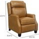 Nixon Shoreham Ponytail Leather Push Thru The Arms Recliner