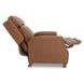 Nixon Dobbs Saddle Leather Push Thru The Arms Recliner