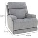Ashbee Arula Dolphin Zero Gravity Power Recliner with Power Headrest and USB Charging