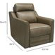 Lara Silk Elephant Leather Dual Power Recliner with Power Tilt Headrest and USB Charging