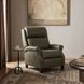 Amber Oasis Olive Leather Dual Power Recliner with Power Headrest and USB Charging