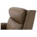 Barrett Cashmere Taupe Leather Lounge Power Recliner with USB Charging and Nailhead Trim