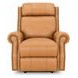 Blair Santa Fe Brandy Leather Power Recliner with Nailhead Trim and USB Charging