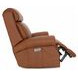 Blair Dobbs Saddle Leather Power Recliner with Nailhead Trim and USB Charging