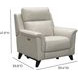 Kester Laurel Cream Leather Power Recliner with Power Headrest and USB Charging
