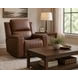 Pierce Homerun Cinnamon Leather Zero Gravity Power Recliner with Power Lumbar and USB Charging