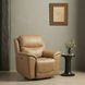 Kaden Elliott Taupe Leather Power Recliner with Power Lumbar and USB Charging