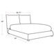 Cumulus Cozy Snow King Upholstered Panel Bed