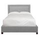 Cody Mineral Gray Performance Fabric Queen Upholstered Panel Bed