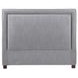 Cody Mineral Gray Performance Fabric Queen Upholstered Panel Bed