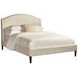 Crescent Milano Snow Queen Upholstered Panel Bed