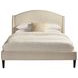 Crescent Milano Snow Queen Upholstered Panel Bed