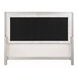 Sliverfluff Silver and Champagne Queen Upholstered Panel Bed with LED