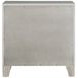 Sliverfluff Silver and Champagne 2 Drawer Nightstand
