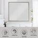 Sliverfluff Silver and Champagne Rectangular Dresser Mirror