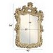 Seville Gold Rectangular Wall Mirror