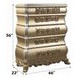 Seville Gold 5 Drawer Chest