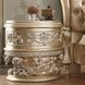 Vatican Champagne Silver 2 Drawer Nightstand