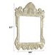 Vatican Champagne Silver Rectangular Wall Mirror