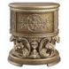 Constantine Brown and Gold 2 Drawer Nightstand